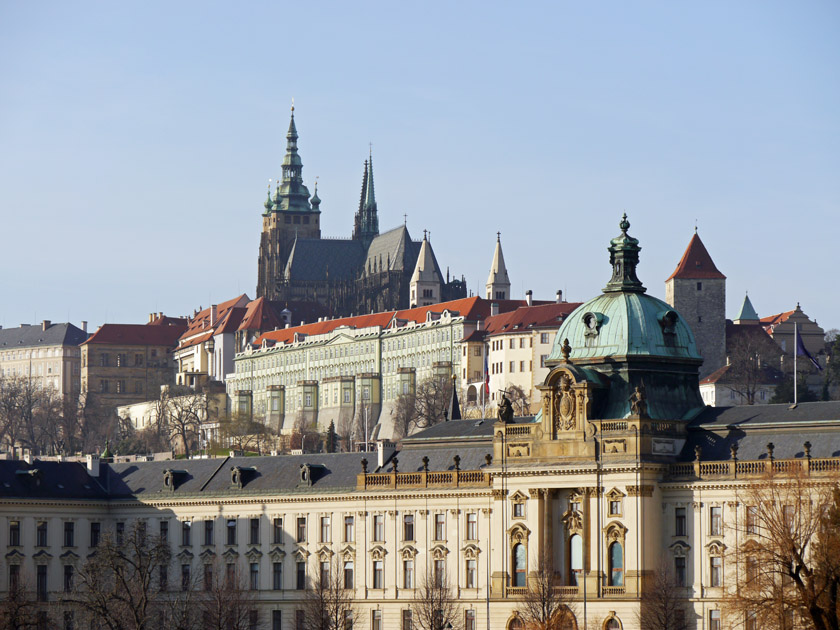 Prague Castle and St. Vitus Cathedral, View from the North