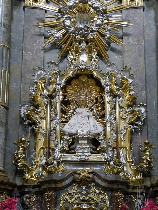 Infant of Prague Statue, Church of Our Lady Victorious in Malá Strana