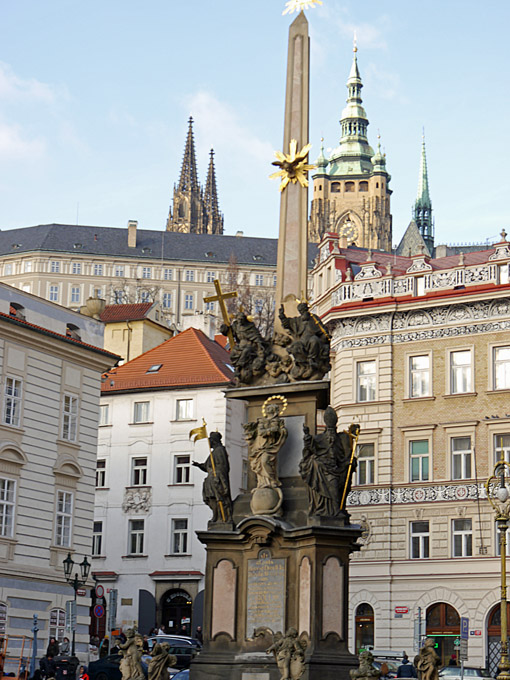 Plague Column in Lesser Town Square