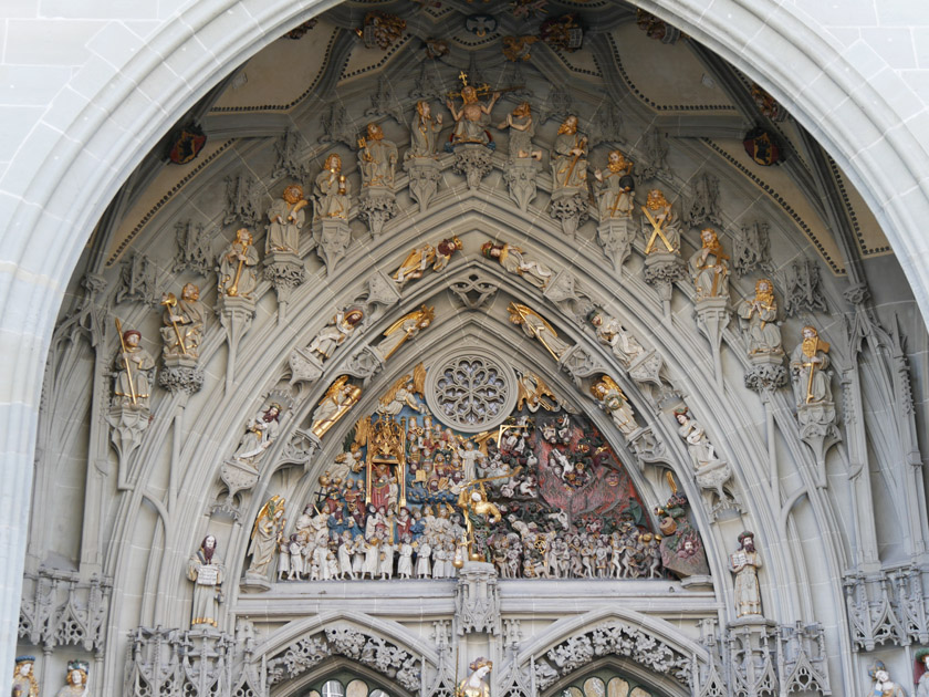 Bern Münster Main Entrance Detail