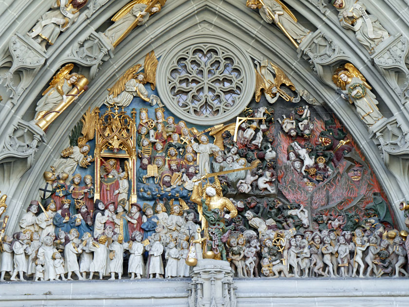 Bern Münster Main Entrance Detail