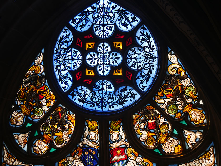 Stained Glass Window in Bern Münster