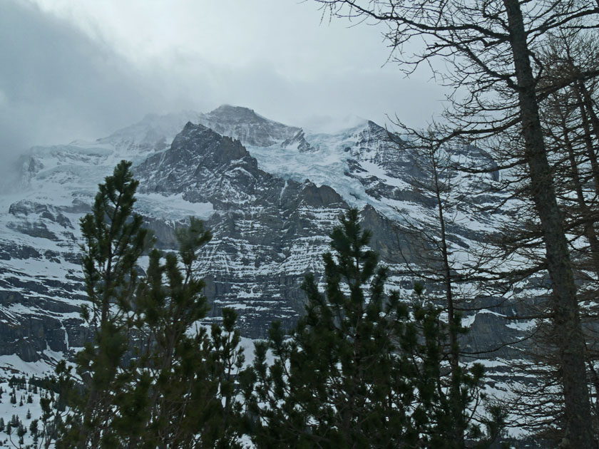 Scenery on Train Ride to Jungfraujoch