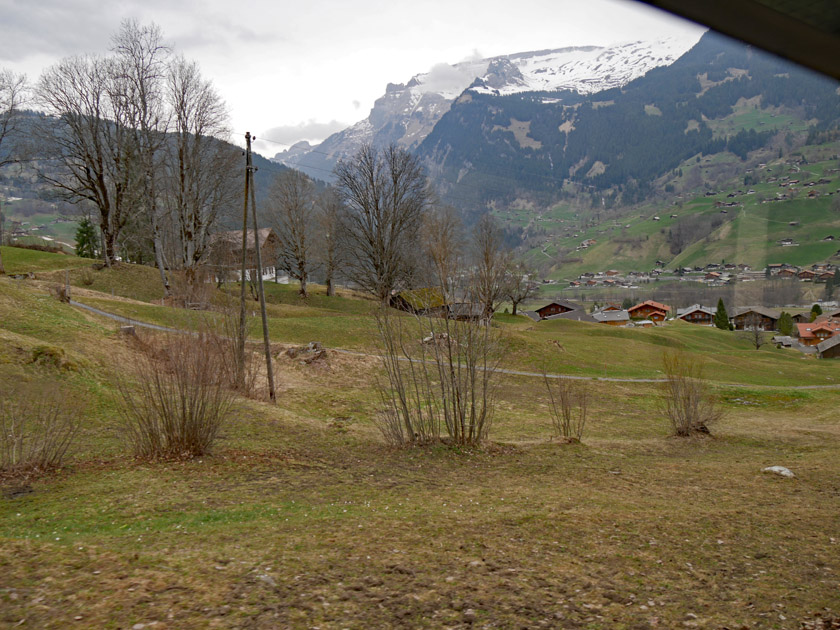 Scenery on Train Ride Down from Jungfraujoch