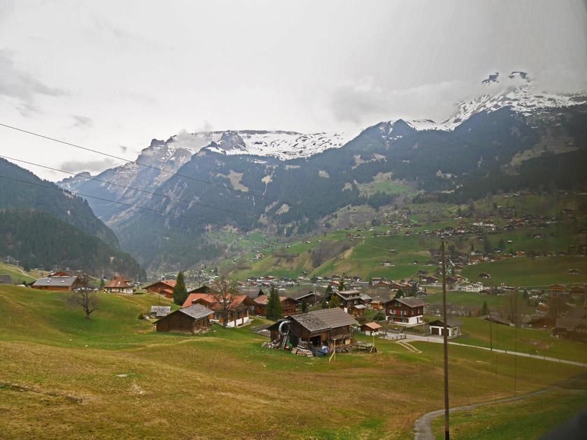 Scenery on Train Ride Down from Jungfraujoch