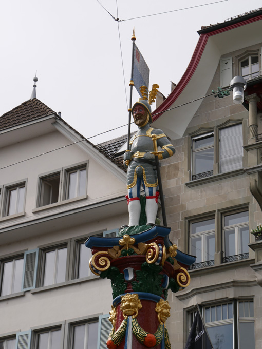 Statue of Fritschi in Kapellplatz