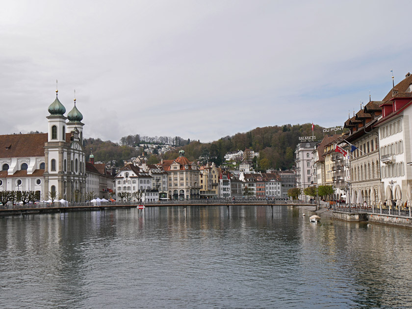 View of Reuss River and Jesuit Church