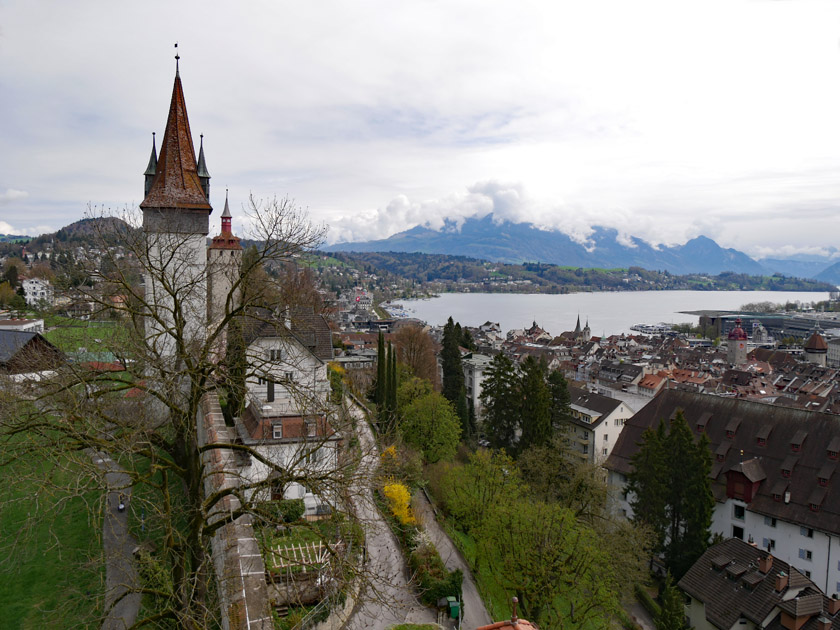 Luegislandturm and  Wachtturm from Männliturm