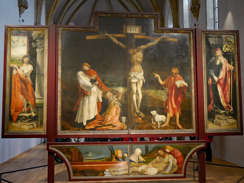 Isenheim Altarpiece Outer Panel - The Crucifixion