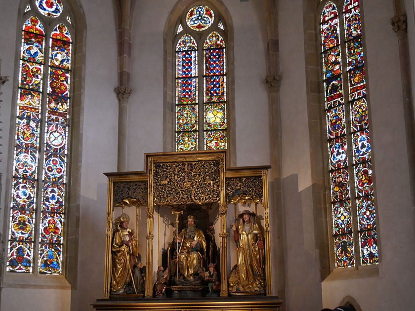 Sculptures and Stained Glass, Unterlinden Museum