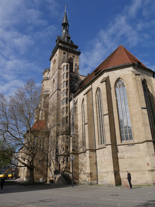 Stiftskirche (Collegiate Church) at Schillerplatz