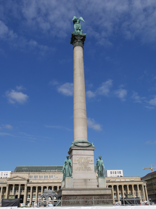 Jubilumssule in Schlossplatz, Stuttgart