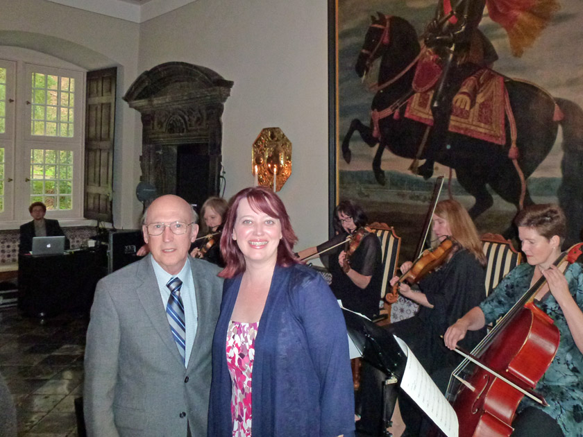 Becky and Jim at Schloss Ehreshoven Reception