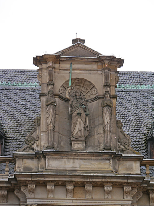 Cologne City Hall Loggia Detail