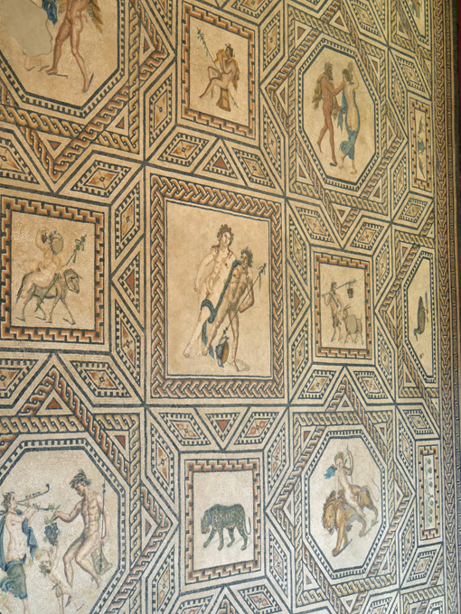 Dionysos Mosaic, 40 AD, Roman-Germanic Museum