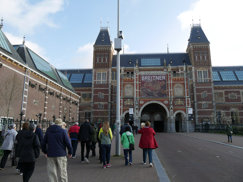 Entrance to Rijksmuseum - Amsterdam