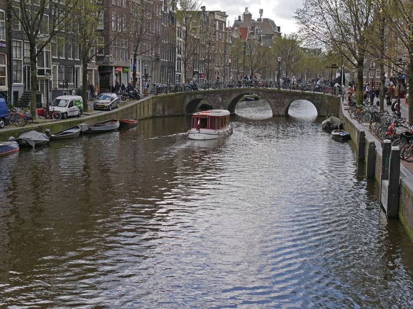 Amsterdam Canal Scene