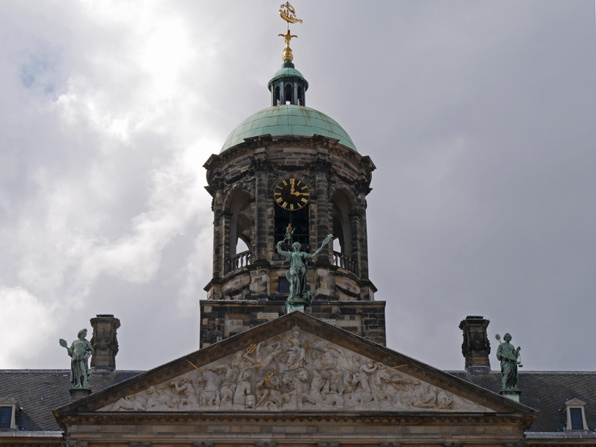 Royal Palace on Dam Square - Clock Tower