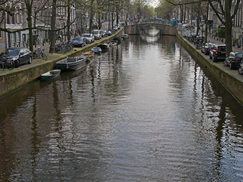 Amsterdam Canal Scene