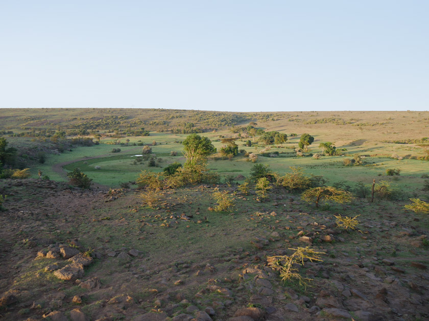 Maasai Mara Scenery from Hot Air Balloon