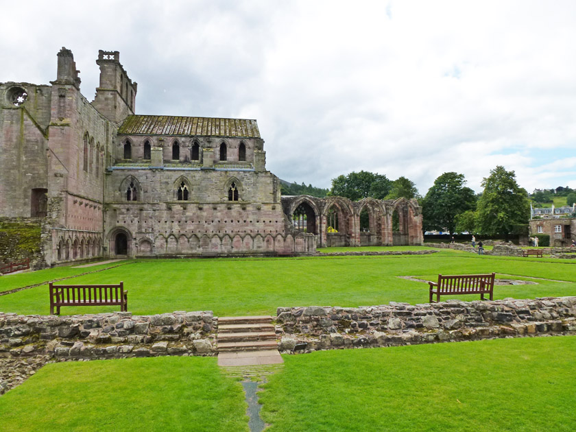 Melrose Abbey Ruins