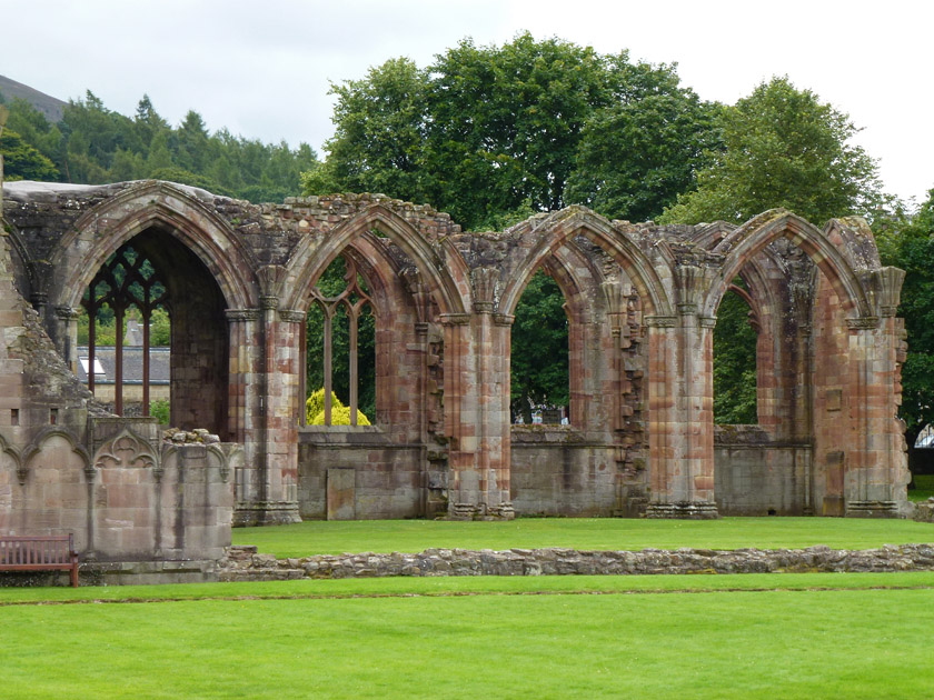 Melrose Abbey Ruins