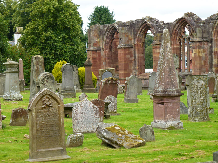 Melrose Abbey Ruins