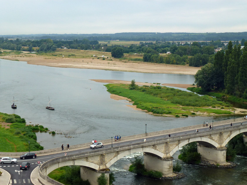 The River Loire at Château d'Amboise