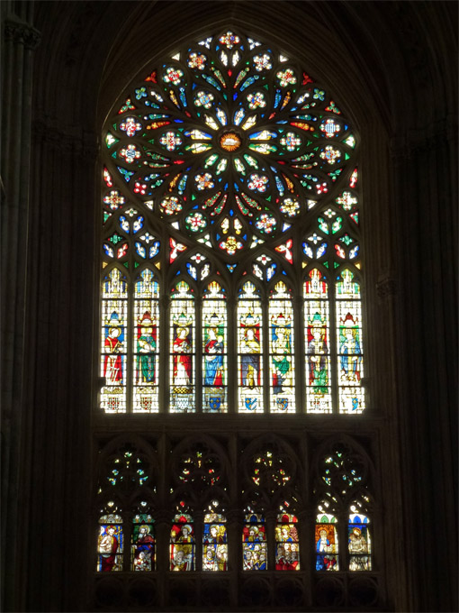 Tours Cathedral Window