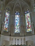 Stained Glass in the Chapel at Château de Chenonceau