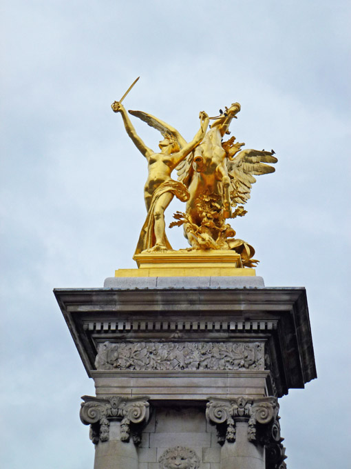 Statue at Pont Alexandre III