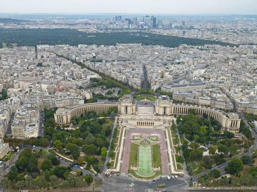 View Towards Trocadero from Tour Eiffel