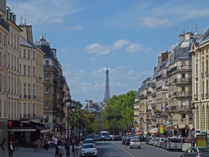 Tour Eiffel from the Latin Quarter