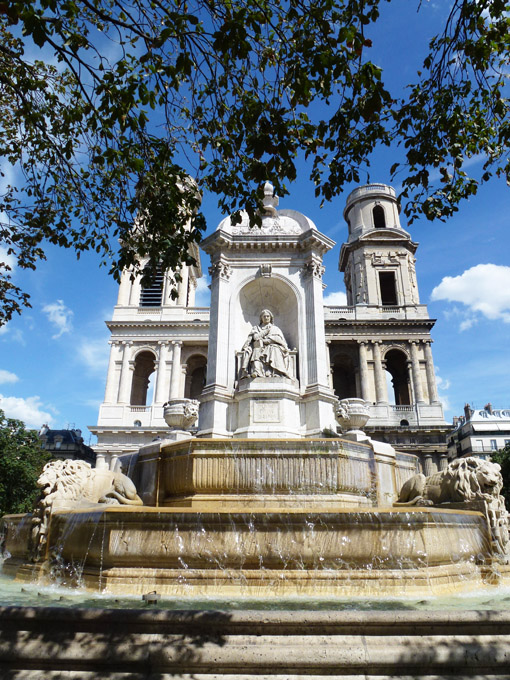 Fountain and Église Saint-Sulpice