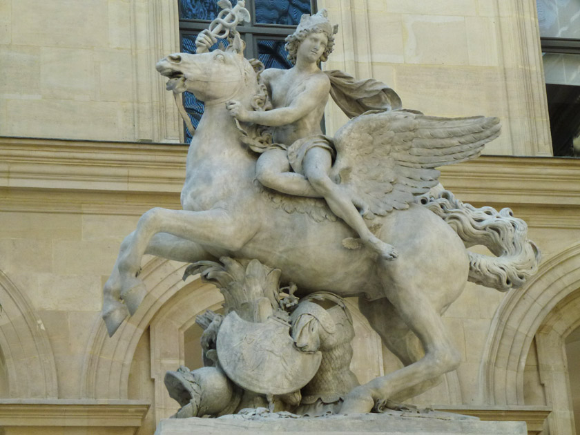 One of the Horses of Marly, Musée du Louvre