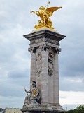 Column and Statue at Pont Alexandre III