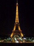 Tour Eiffel at Night from the Tracadero