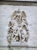 Carvings on l'Arc de Triomphe