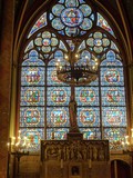 Cathédrale Notre-Dame Stained Glass Window