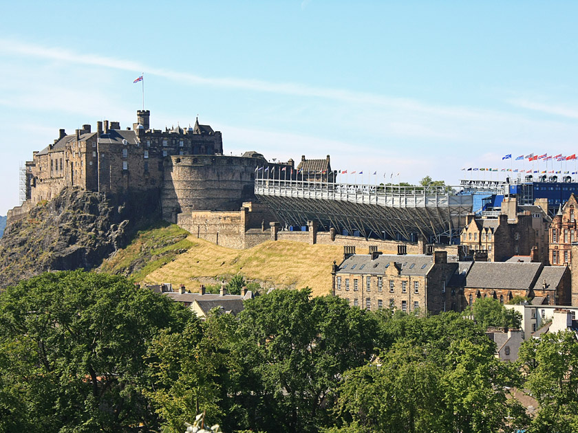 Edinburgh Castle from Museum of Scotland