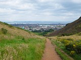 Edinburgh and Firth of Forth from Holyrood Park