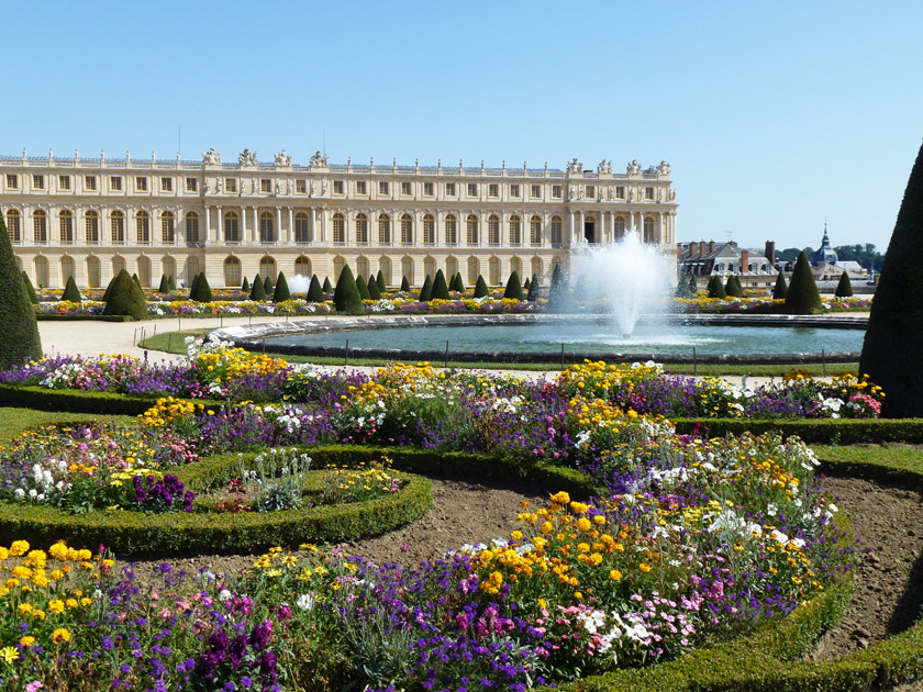 South Parterre and West Side of Palace