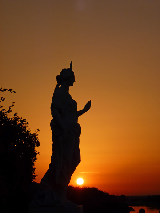 Statue - The Daybreak - at Sunset