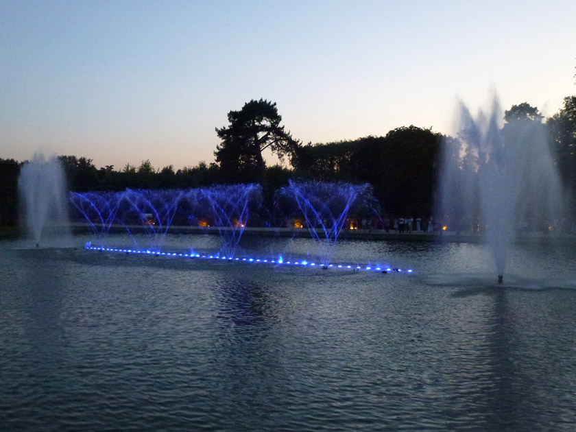 Mirror Fountain at Night