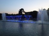 Mirror Fountain at Night