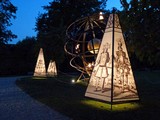 Lighted Obelisks