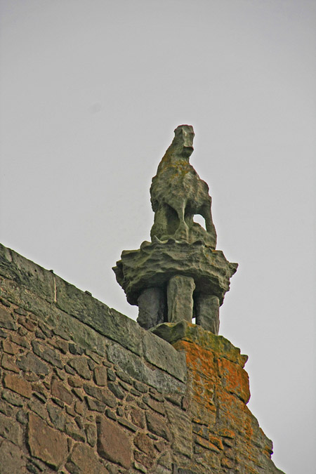 Statue on Stirling Castle Wall