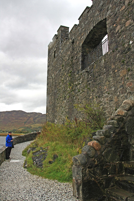  Crenellated Sea Wall, Eilean Donan Castle, Dornie