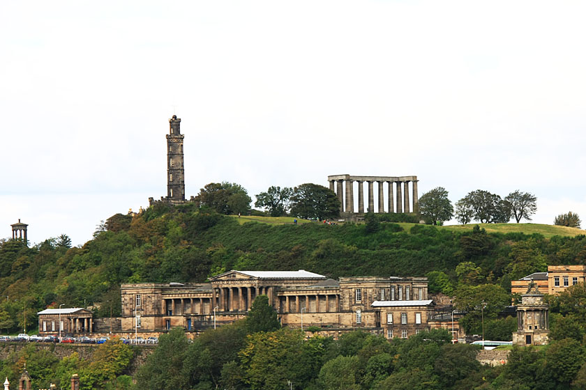 Old Royal High School and Calton Hill Monuments