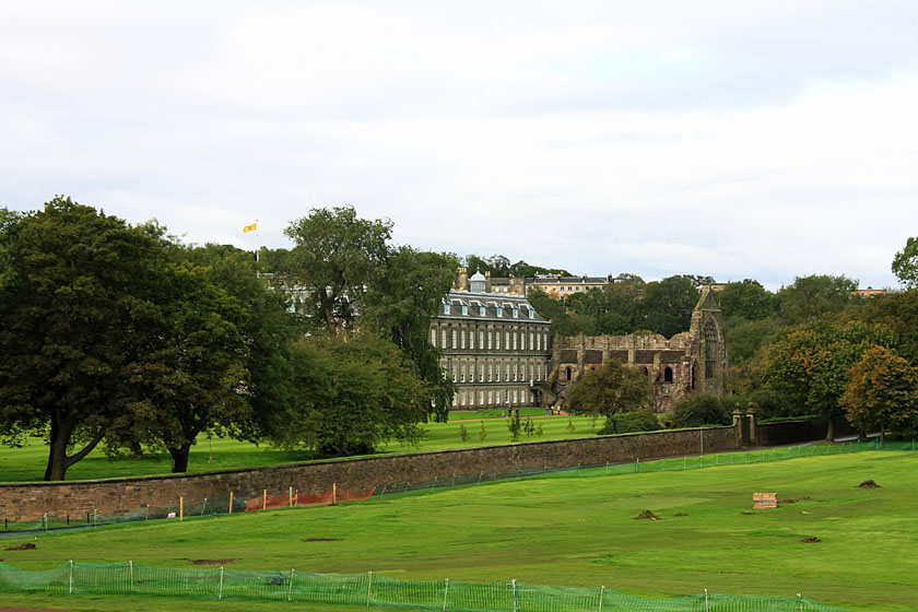 Palace of Holyrood House from Arthur's Seat